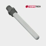 Silicon-Nitride-Ceramic-Protection-Tube-with-Process-Fitting